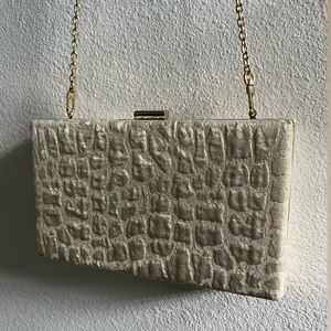 Sachin + Babi Noir Gold Leopard Clutch